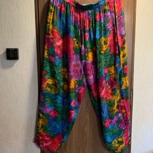 Gypsy/Bohemian Floral Pants